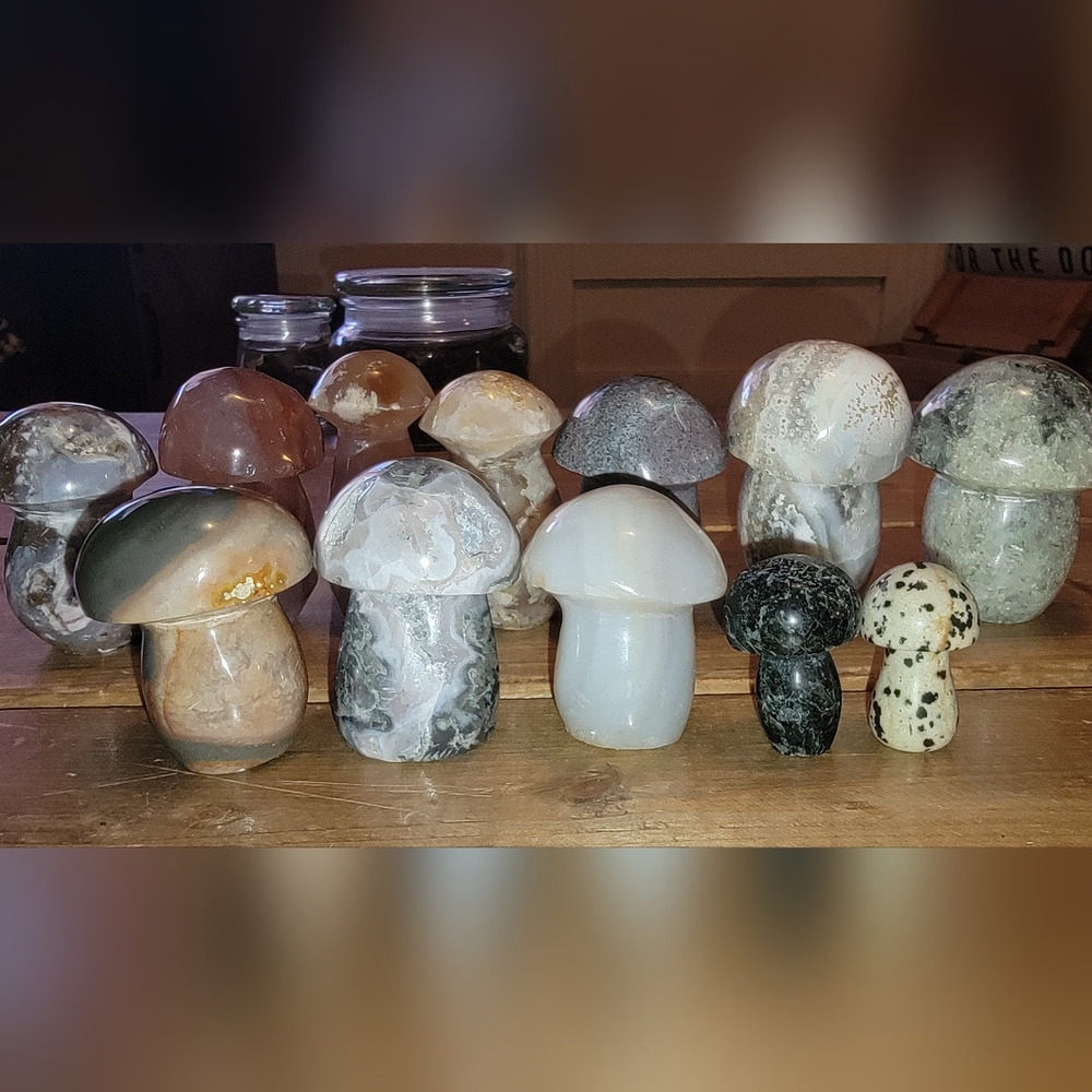 Crystal mushrooms